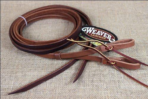 Weaver Leather Horizons Horse Split Reins Golden Brown