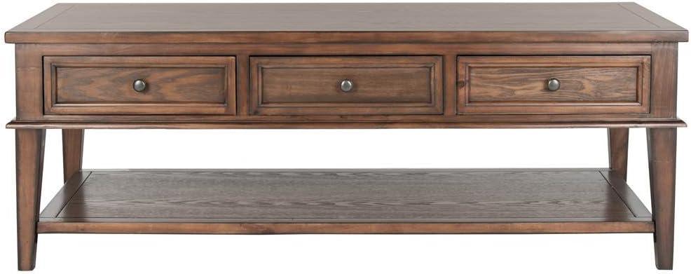 Manelin Coffee Table - Sepia - Safavieh