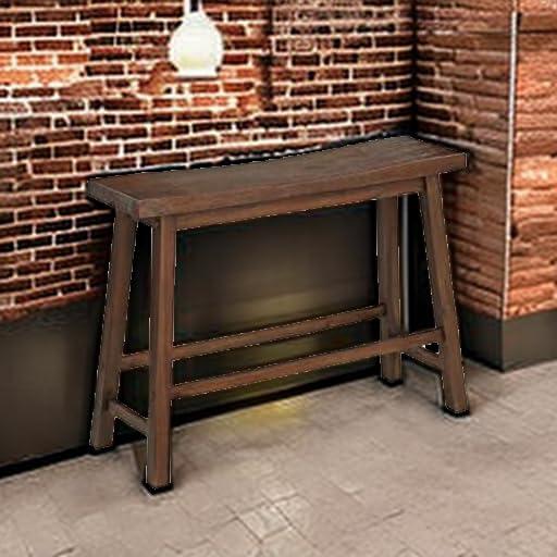 Sonoma Bench Chestnut - Boraam: Modern Rectangle Wood Dining Bench, Spot Clean, 600 lbs Capacity