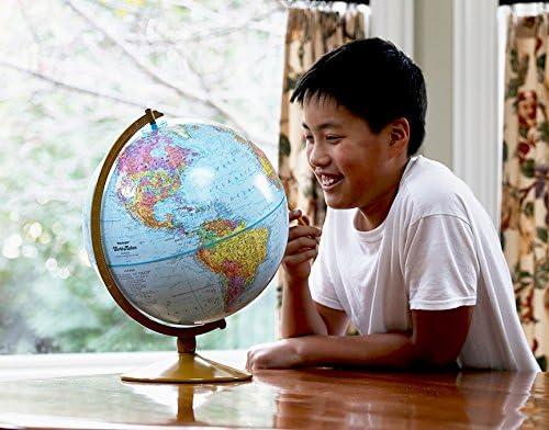 Replogle Explorer Desktop Globe, Blue 12"