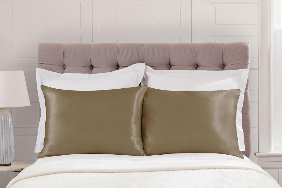 Shopbedding - Satin Pillowcase with Zipper for Hair and Skin