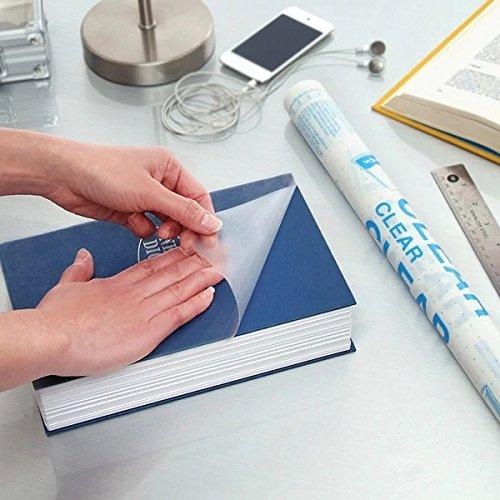 Con-Tact Brand Contact paper Adhesive Shelf Liner 18 in x 9 ft, Clear Glossy