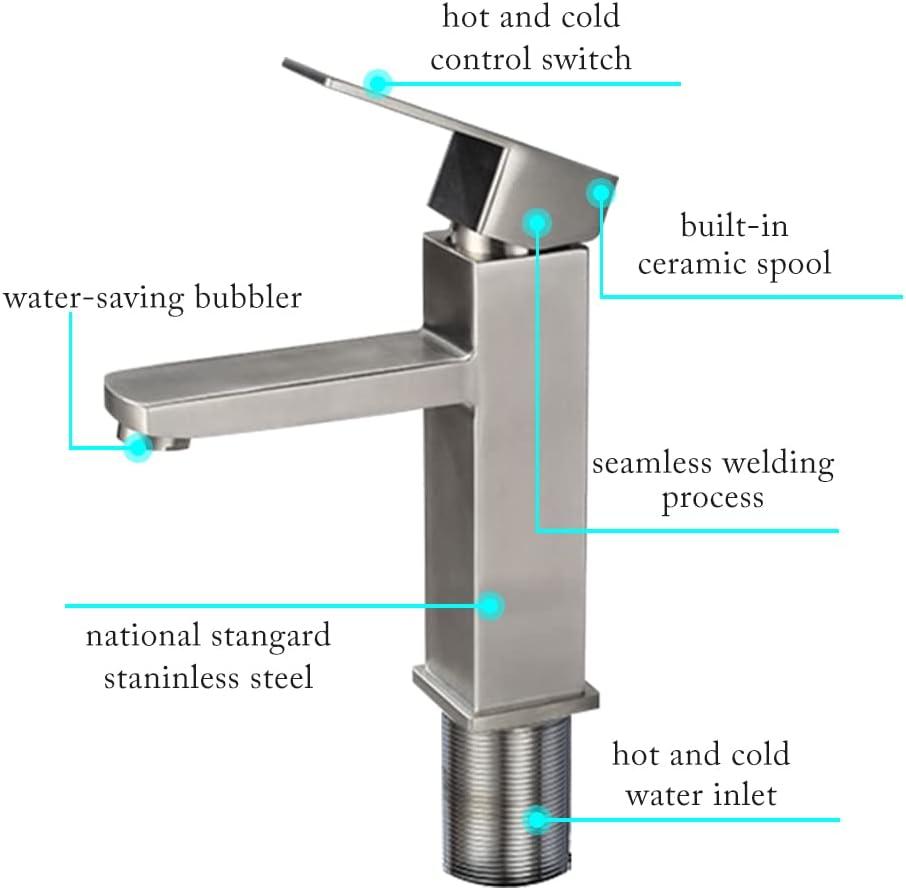 AA Warehousing Single-Hole Single-handle Bathroom Faucet YPG417