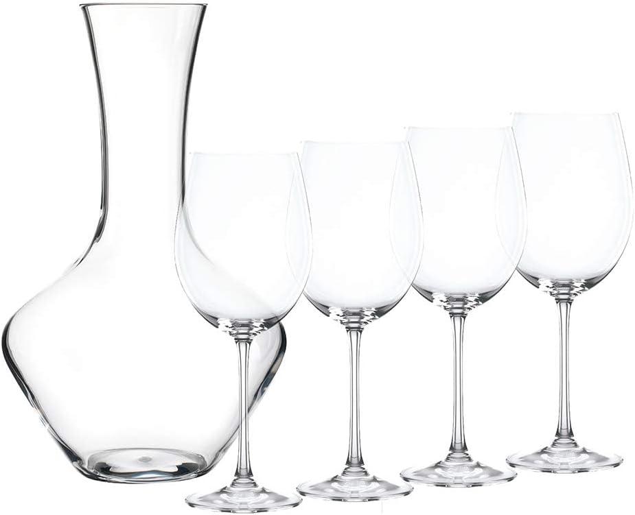 Nachtmann Vivendi Decanter with Glasses, Set of 5 Pieces,63.5 oz.