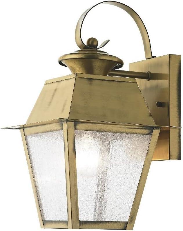 Livex Lighting Mansfield 1 - Light Wall Light in  Vintage Pewter