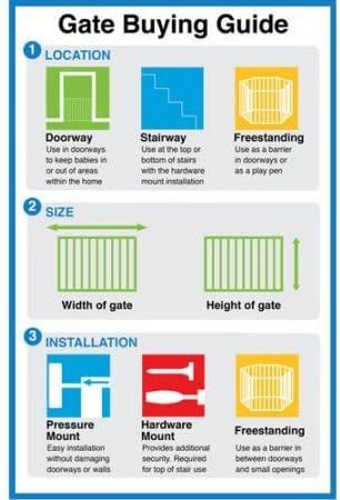 Regalo Extra Wide Easy Open Metal Walk Through Baby Gate