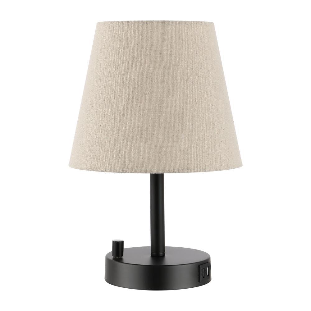 Dexter Table Lamp W/ USB Port - 13.5 Inch Height - TBL4460 - Black - Safavieh