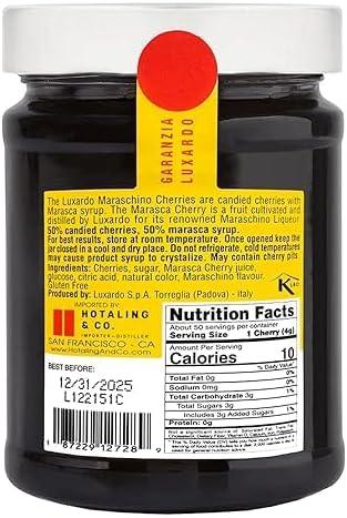 Luxardo Original Maraschino Cherries in Rich Marasca Syrup