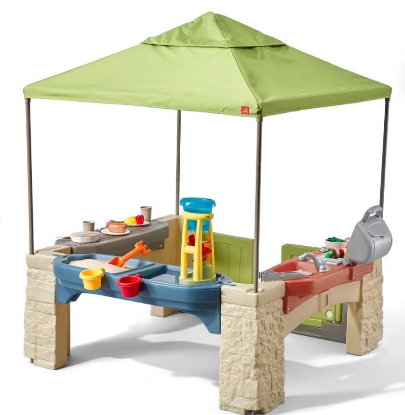 Step2 Step2 All Around Playtime Patio and Kids Outdoor Playhouse