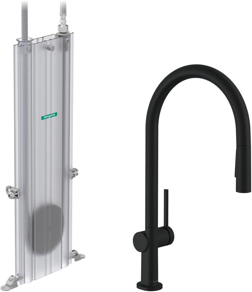 hansgrohe Talis N HighArc Kitchen Faucet, O-Style 2-Spray Pull-Down with sBox, 1.75 GPM