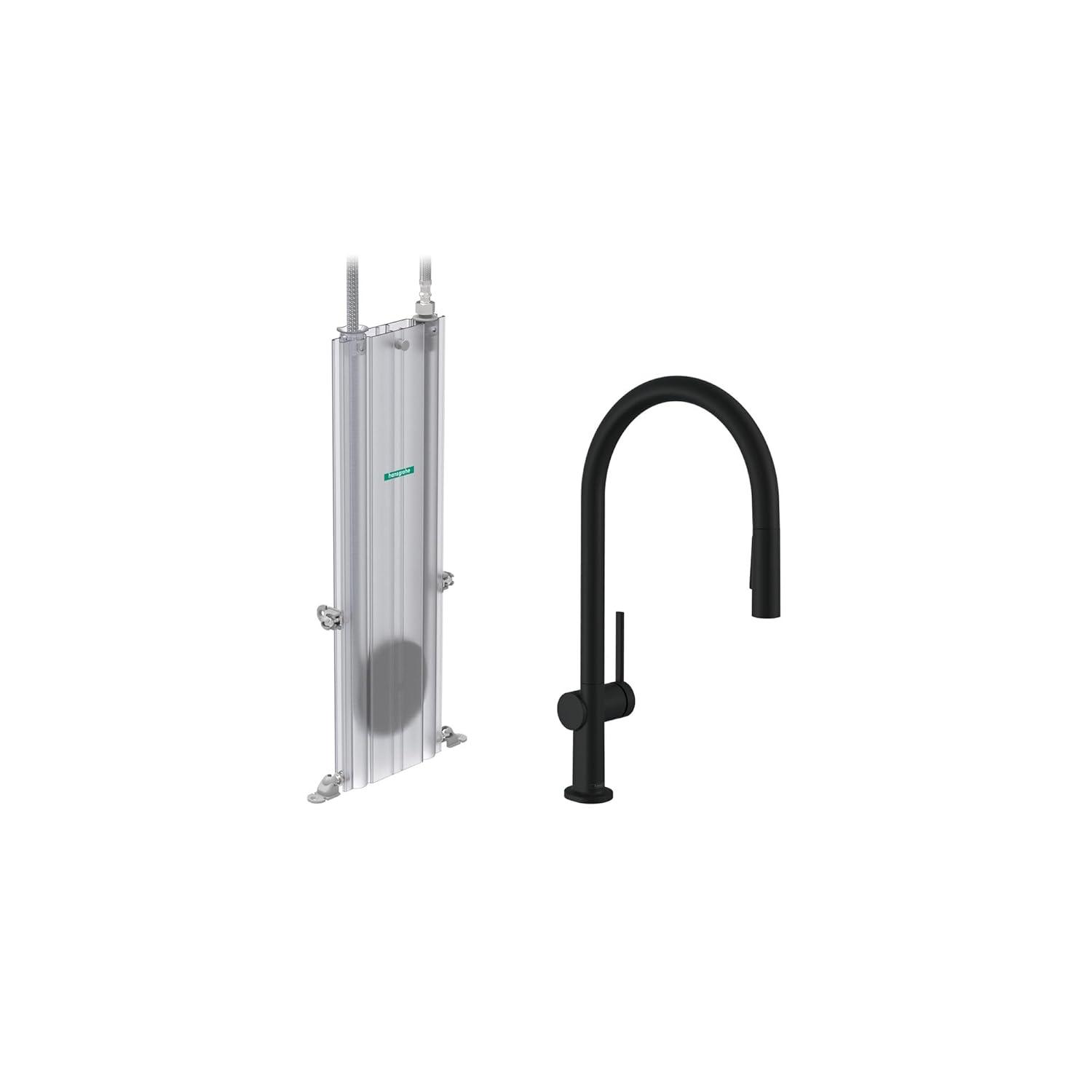 hansgrohe Talis N HighArc Kitchen Faucet, O-Style 2-Spray Pull-Down with sBox, 1.75 GPM