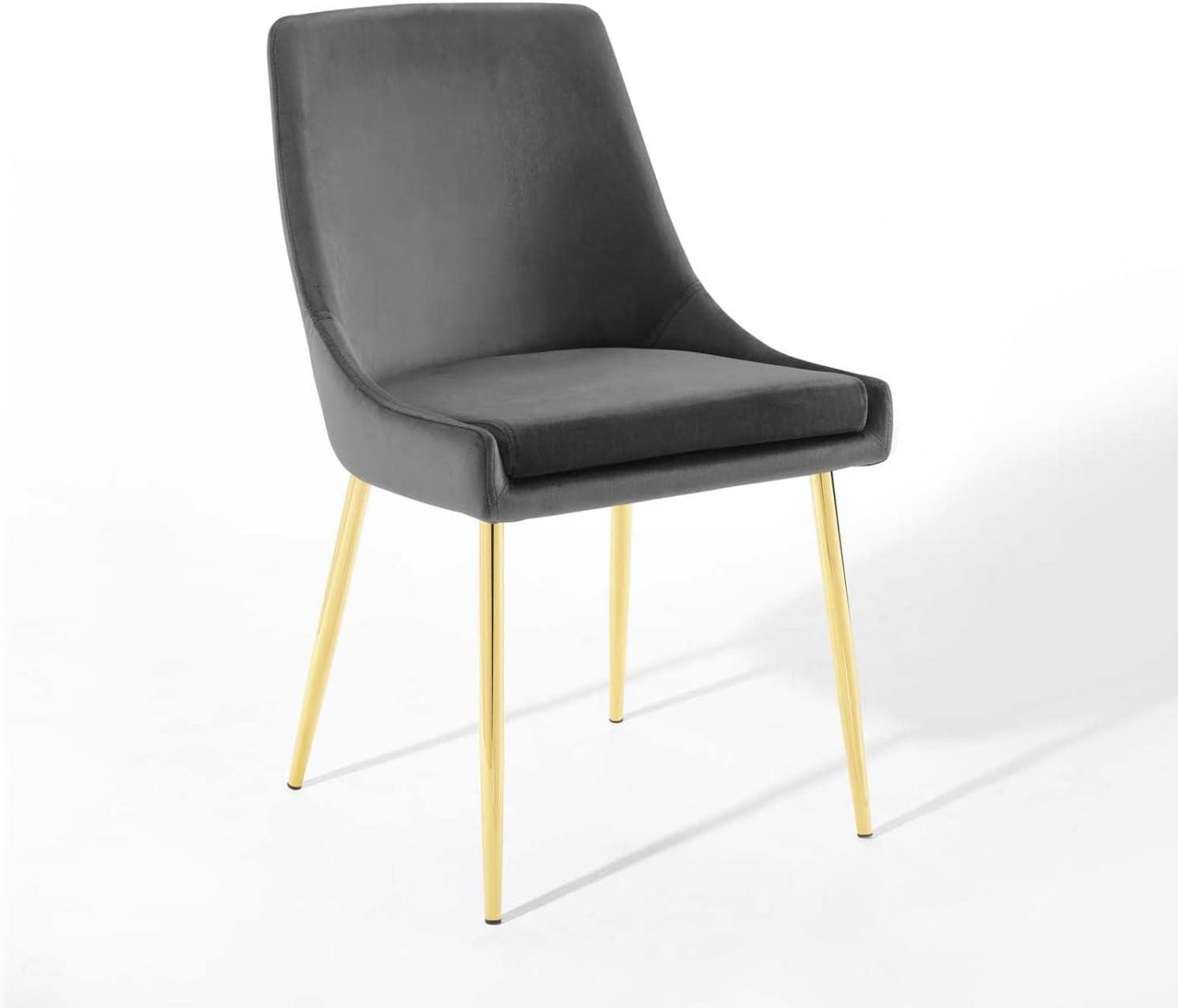 Modway Viscount Performance Velvet Dining Chairs - Set of 2