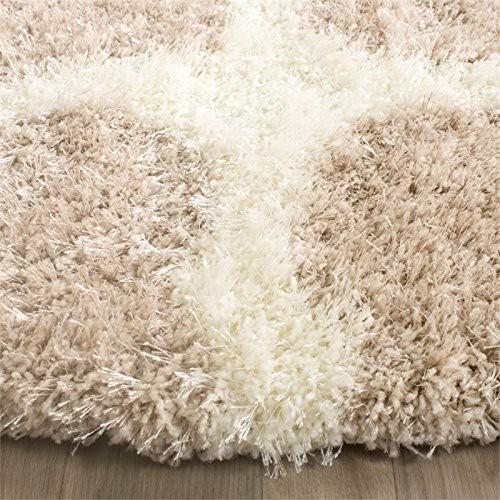 Montreal Shag SGM866 Power Loomed Indoor Accent Rug - Grey/Ivory - 3'x5' - Safavieh.