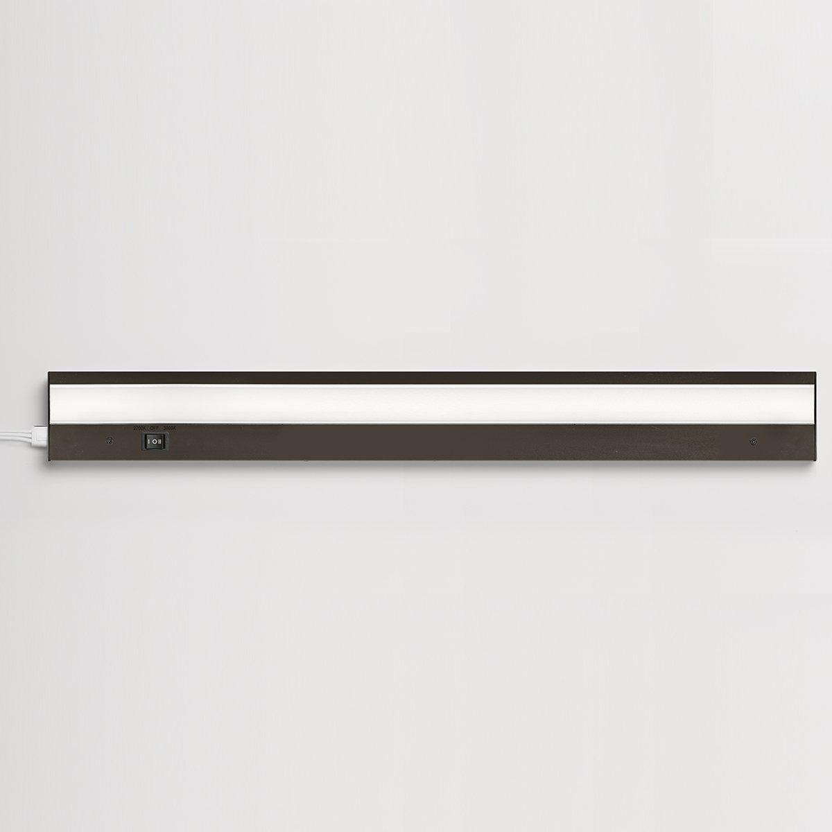 Bronze 24-Inch Dual Color LED Bathroom Light Bar