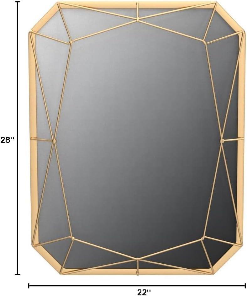 22" x 28" Keyleigh Rectangle Metal Accent Wall Mirror - Kate and Laurel