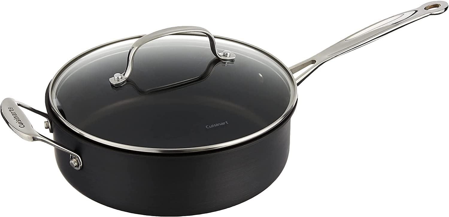 3.5-Quart Hard Anodized Non-Stick Saute Pan with Lid