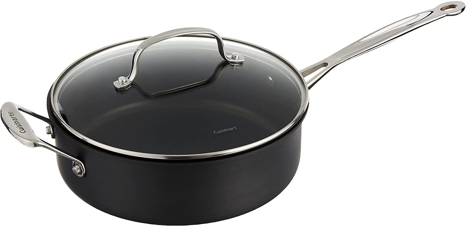 Cuisinart Chef's Classic Non Stick Hard Anodized Saute Pan with Lid