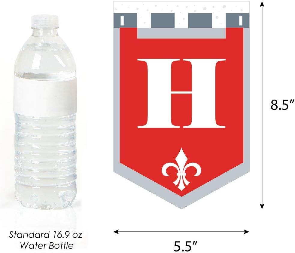 Big Dot of Happiness Calling All Knights and Dragons - Medieval Birthday Party Bunting Banner - Birthday Party Decorations - Happy Birthday