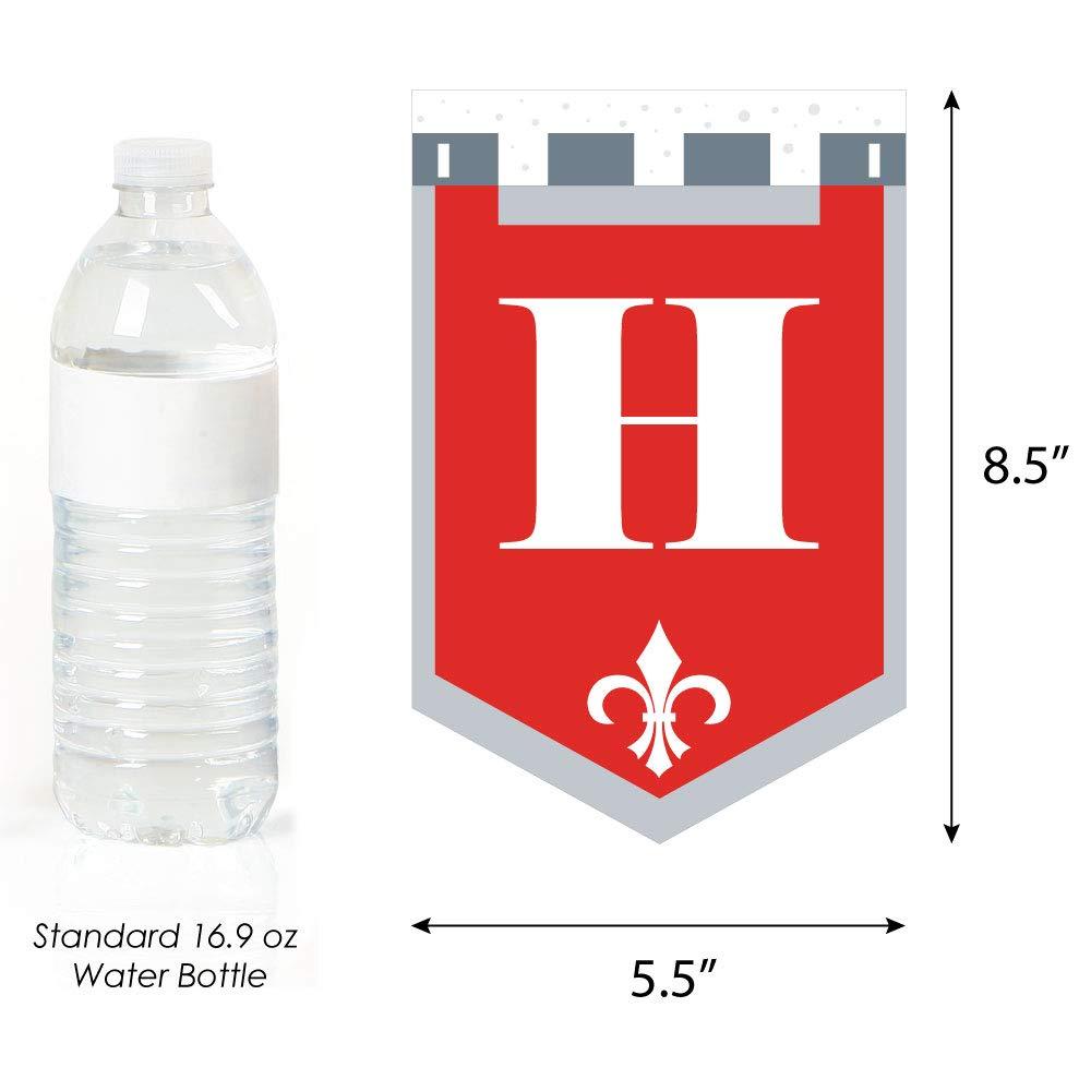 Big Dot of Happiness Calling All Knights and Dragons - Medieval Birthday Party Bunting Banner - Birthday Party Decorations - Happy Birthday