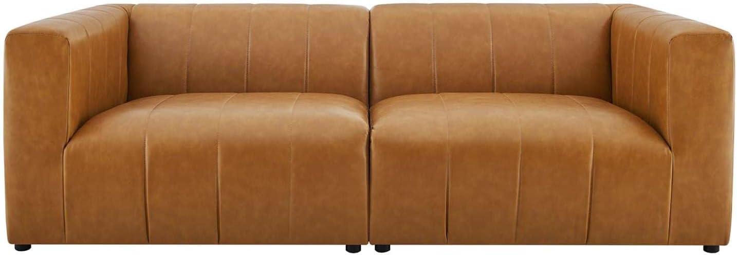 Bartlett Vegan Leather Vegan Leather 2-Piece Loveseat by Modway