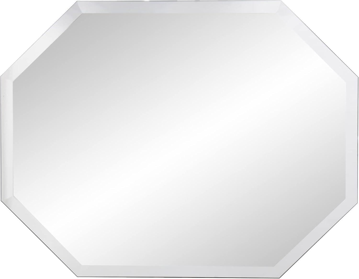 Howard Elliott Frameless Beveled Wall Mirror