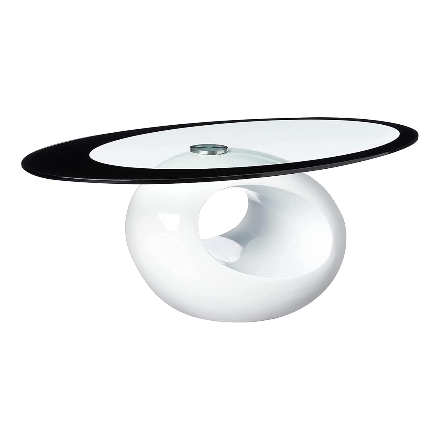 Orren Ellis Glass Top Coffee Table