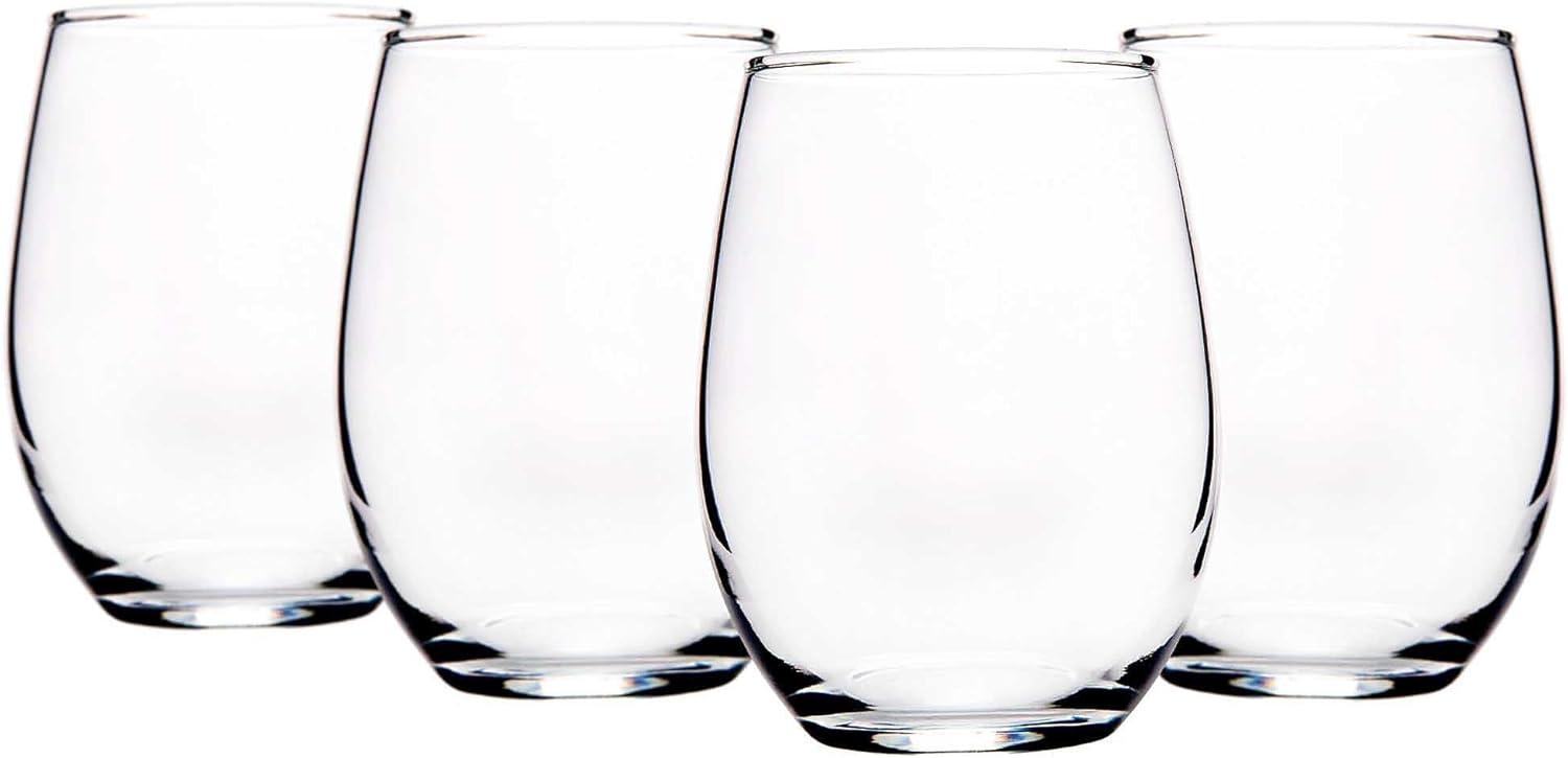 Home Essentials and Beyond 15oz. Wine Glass Set (Set of 4)