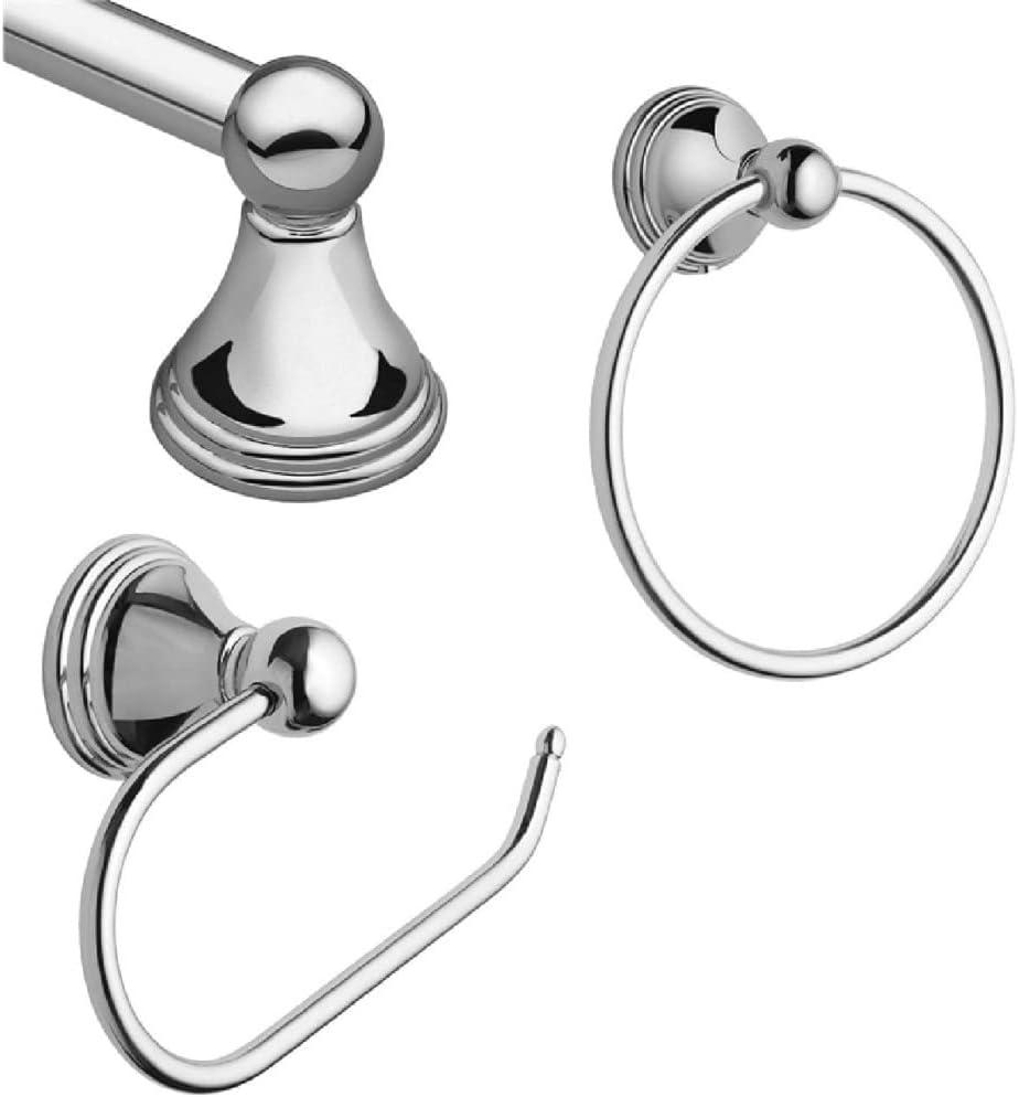 Preston Brushed Nickel 3-Piece Bathroom Hardware Set