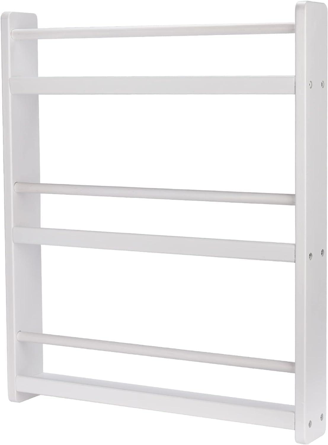 CHILDLIKE BEHAVIOR Bookshelf Organizer for Kids - White 3 Tier