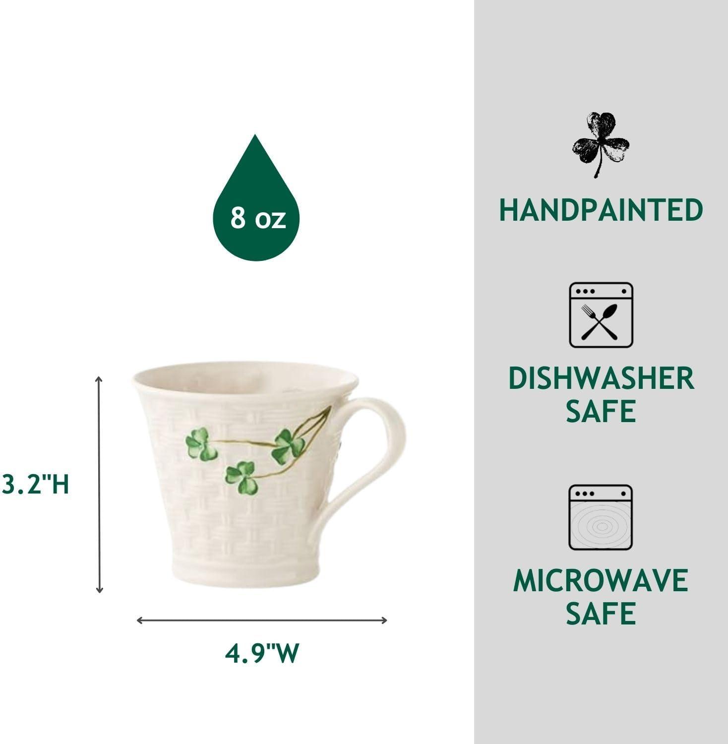 Belleek Group Shamrock Mug