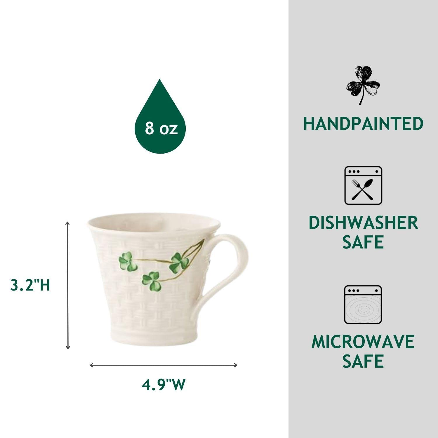 Belleek Group Shamrock Mug