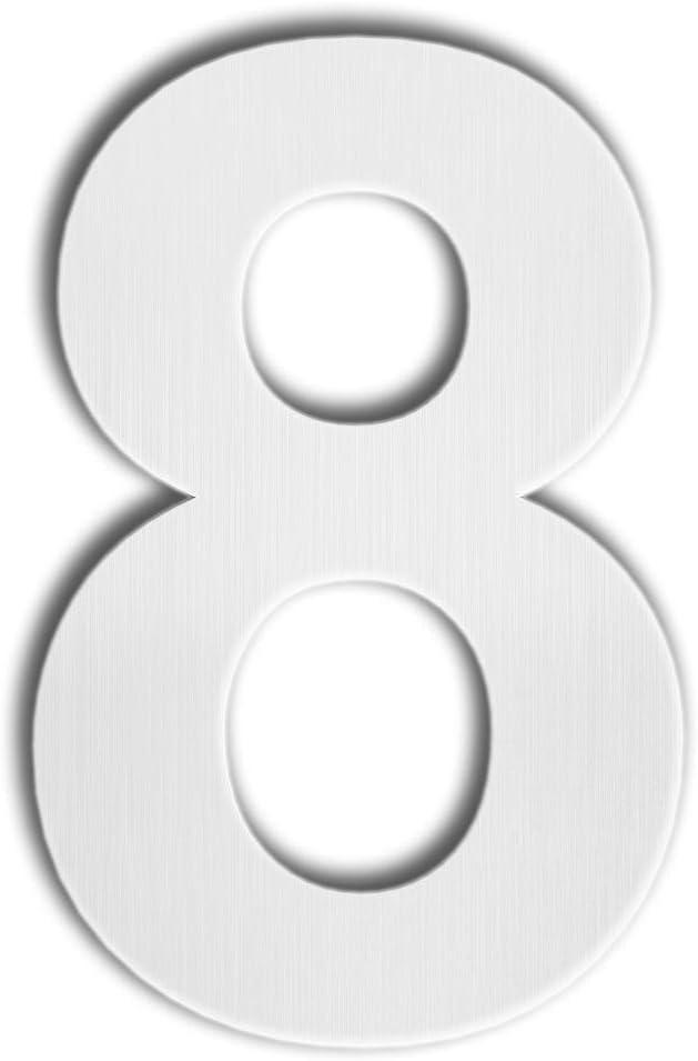 ModernStainlessHardware 6'' H Stainless Steel House Number