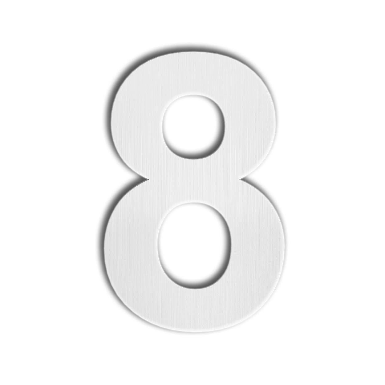 ModernStainlessHardware 6'' H Stainless Steel House Number