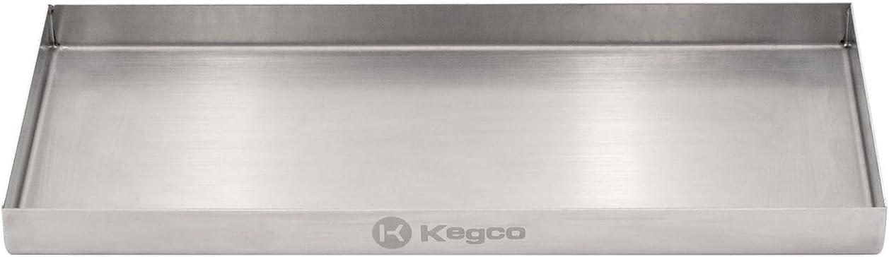 Kegco KC DP-125 Drip Tray, Pack of 1, Stainless Steel