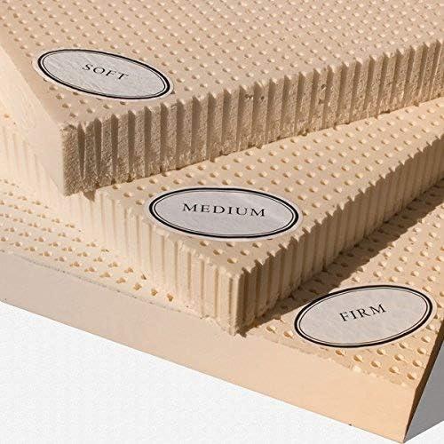 Full Size Natural Latex Mattress Topper - Soft, Medium, Firm Options