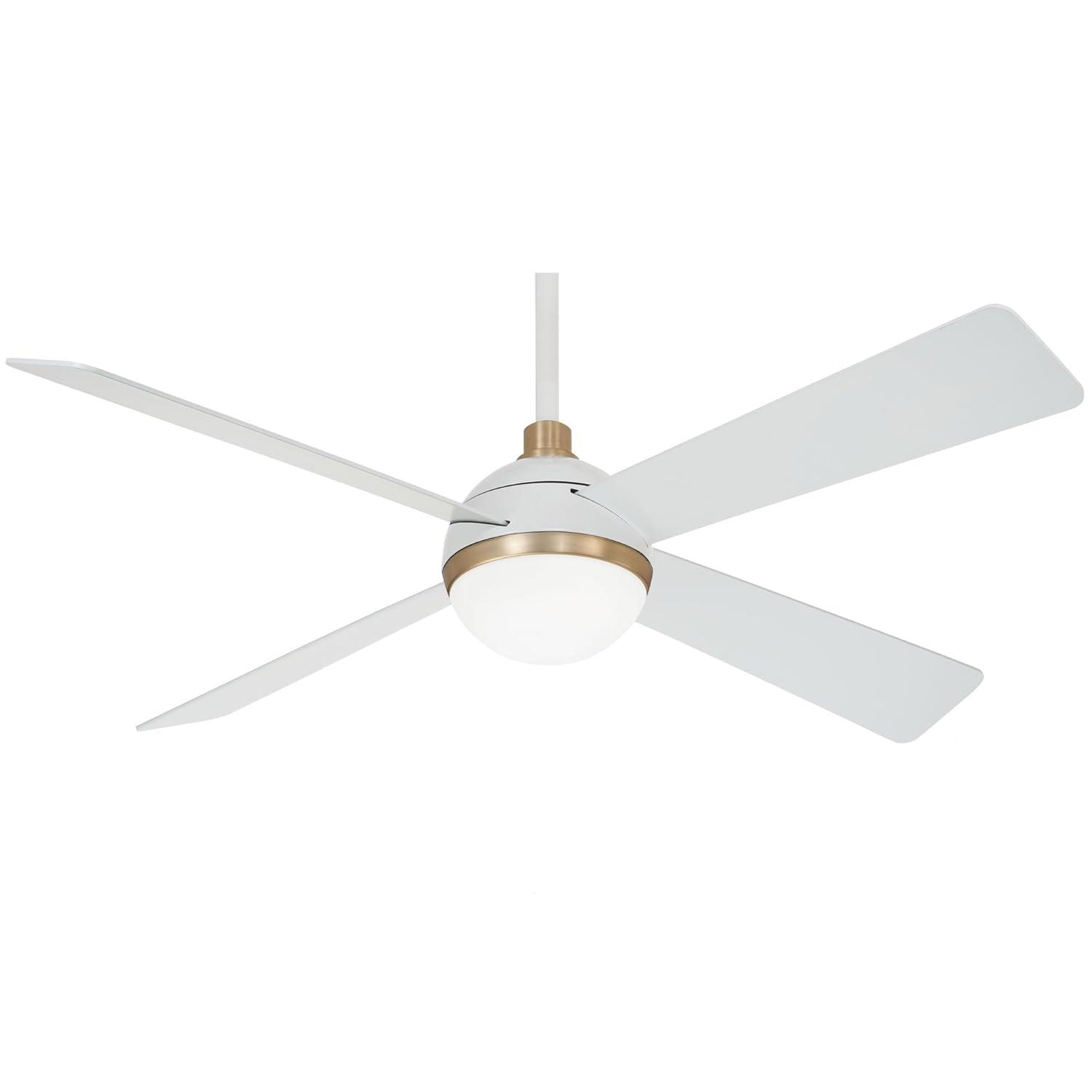 Minka Aire 54" 4 - Blade LED Standard Ceiling Fan with Remote Control and Light Kit Included