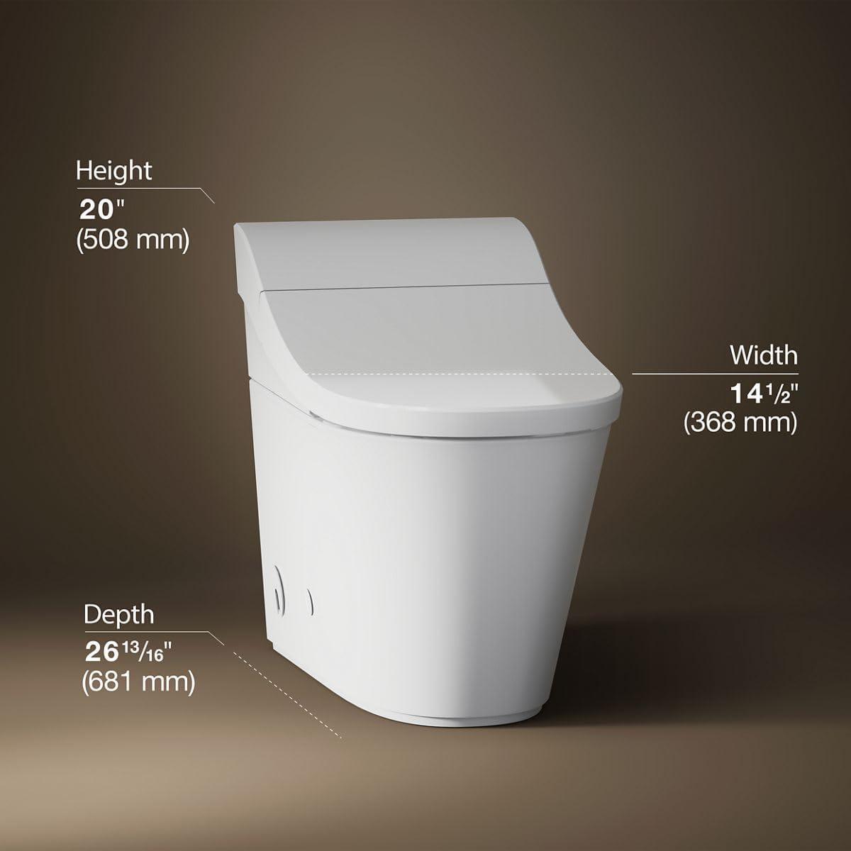 Innate One-Piece Elongated Smart Toilet, Dual-Flush