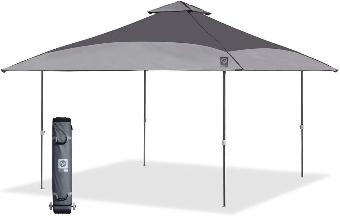 E-Z UP Spectator Instant Shelter, 13 Ft x 13 Ft, Royal Blue/Steel Gray Top w/ Steel Gray Frame