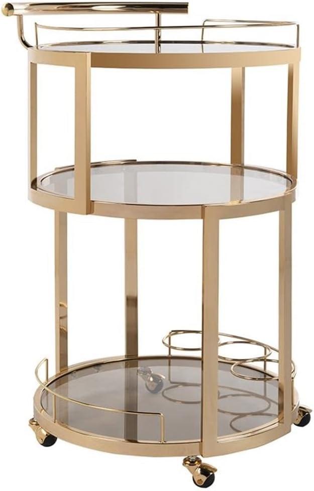 Rio 3 Tier Round Bar Cart  - Safavieh