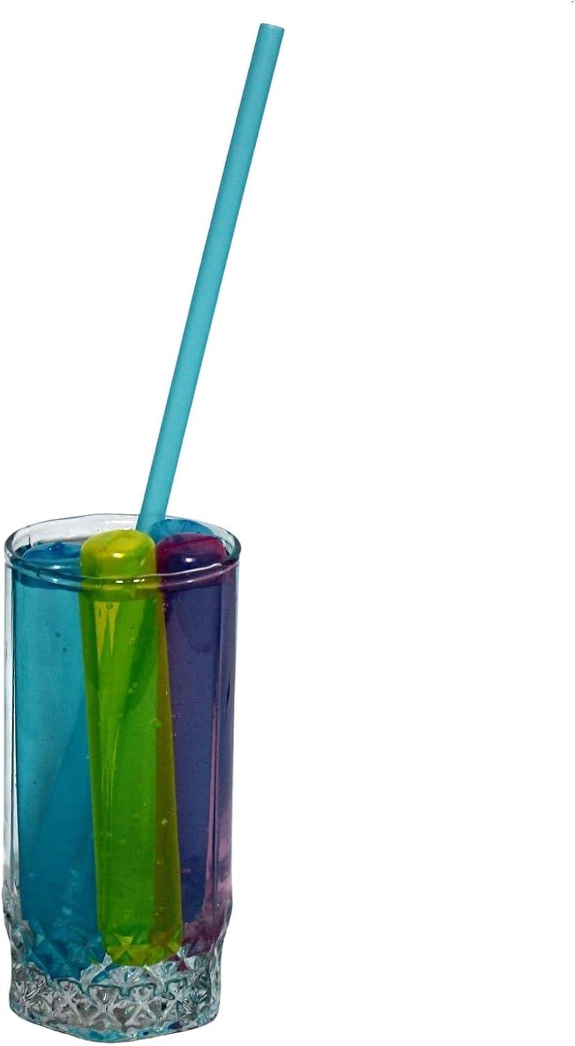 Vibrant Multicolor BPA-Free Reusable Ice Cube Sticks for Drinks