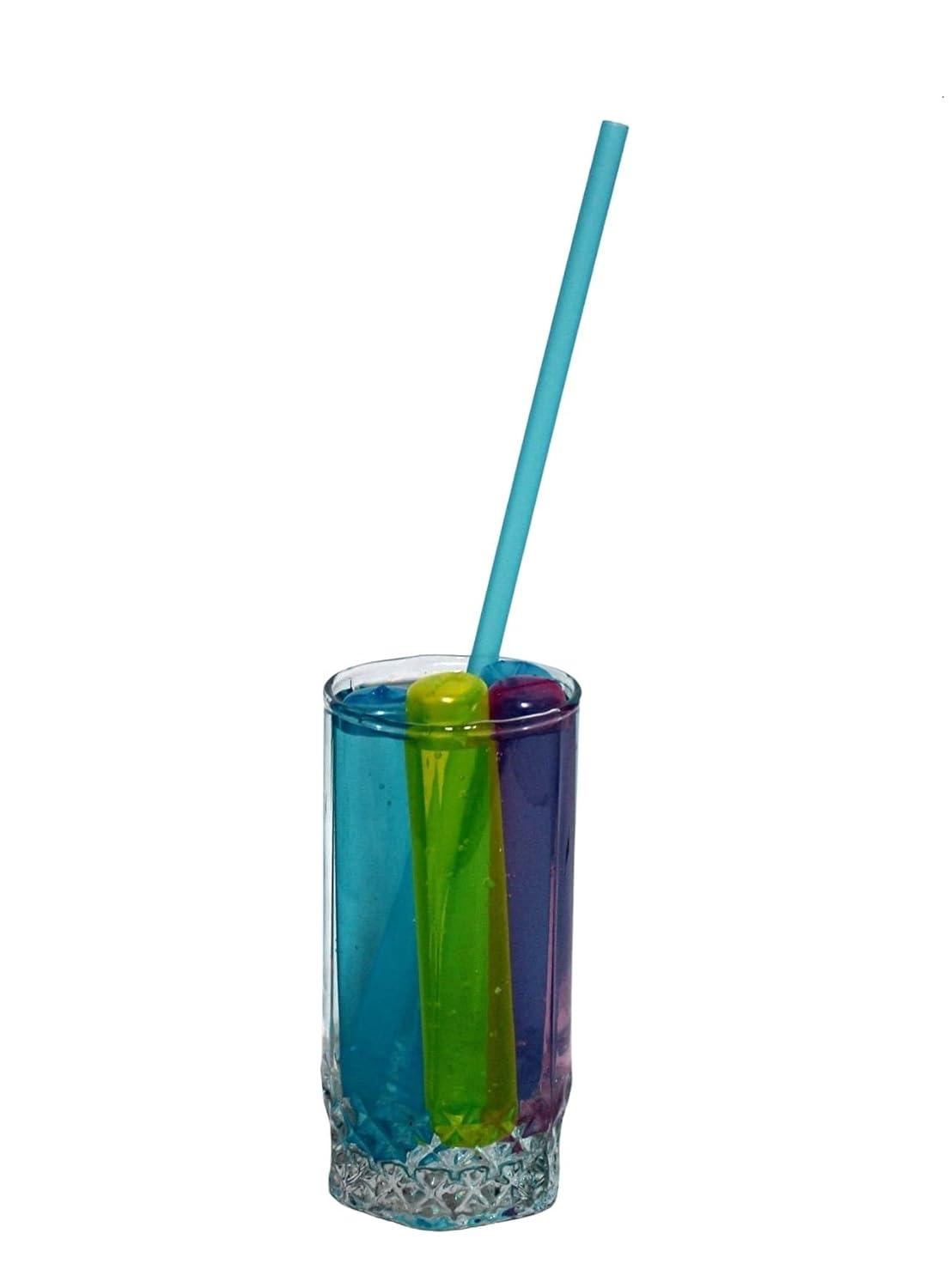 Vibrant Multicolor BPA-Free Reusable Ice Cube Sticks for Drinks