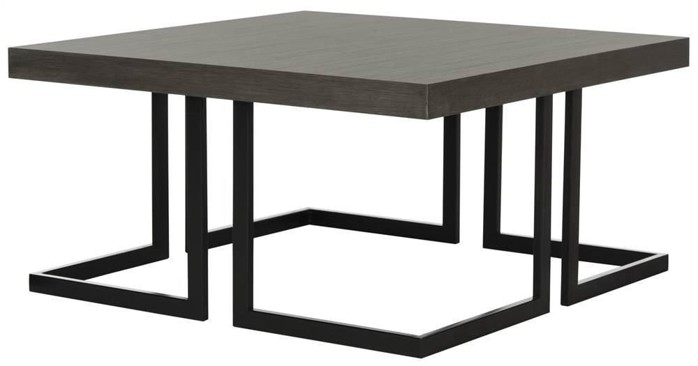 Amalya Coffee Table - Dark Grey - Safavieh