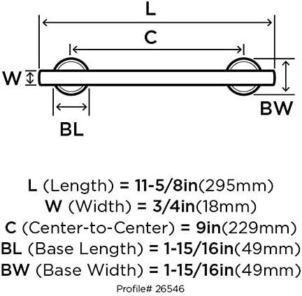 Amerock Arrondi Wall Mounted Towel Bar