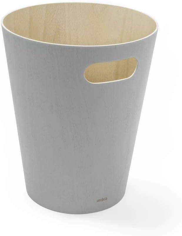 Umbra Woodrow Manufactured Wood Open Waste Basket - 2.25 Gallons