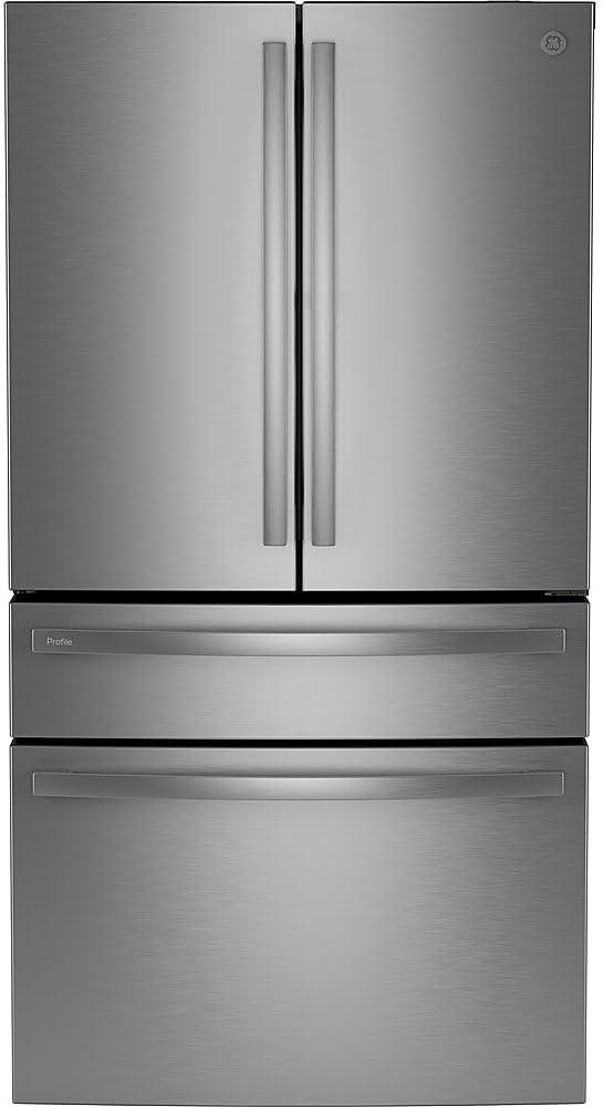 GE Profile™ Series Energy Star Smart 29 Cu. Ft. Fingerprint Resistant 4-Door French-Door Refrigerator