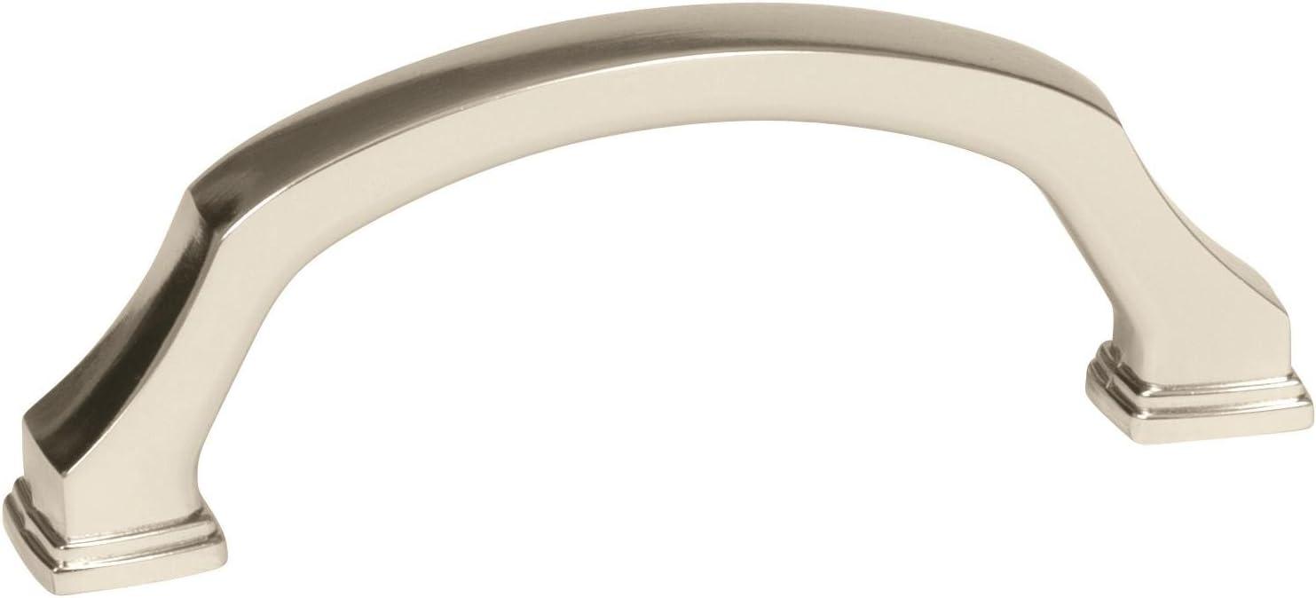 Amerock Revitalize 3 inch (76mm) Center-to-Center Polished Nickel Cabinet Pull