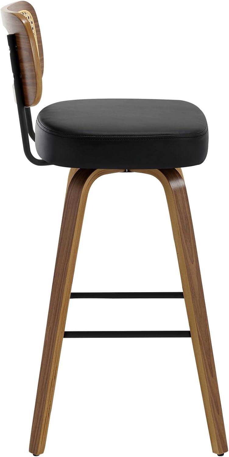 Lucania Swivel Upholstered Counter & Bar Stool