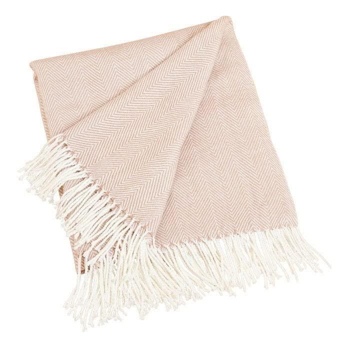 Saro Sevan Collection Hand Woven Throw Blanket