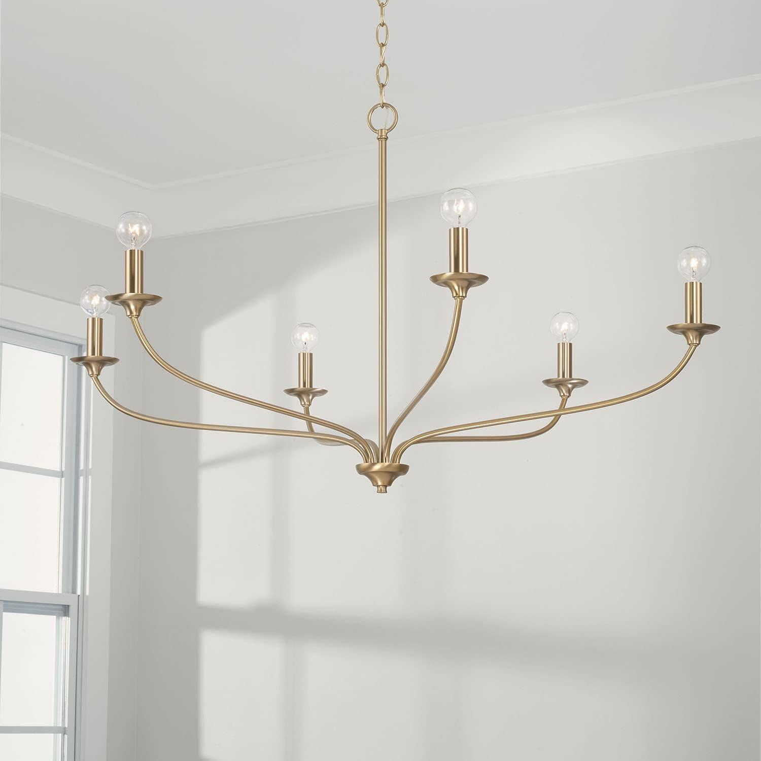 6 - Light Dimmable Classic / Traditional Chandelier