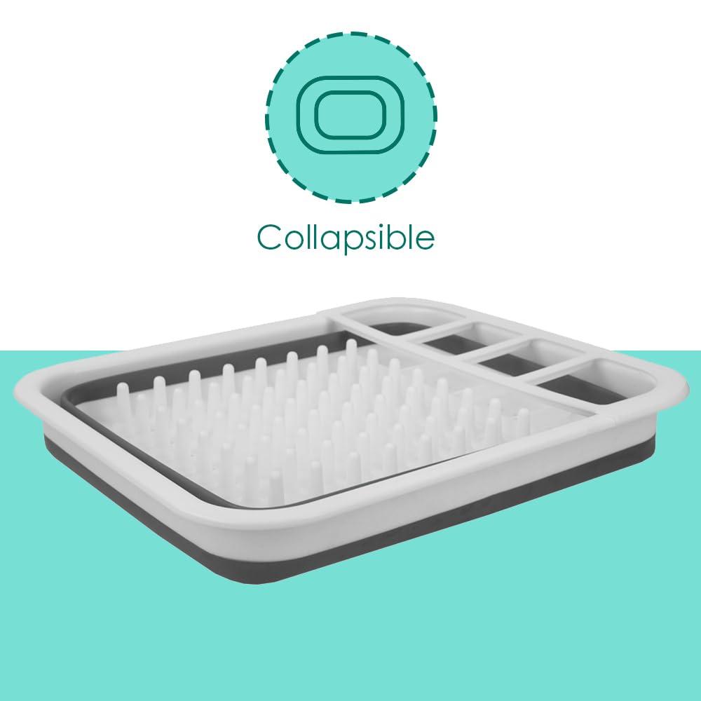 Symple Stuff Faron Adjustable Countertop Dish Rack